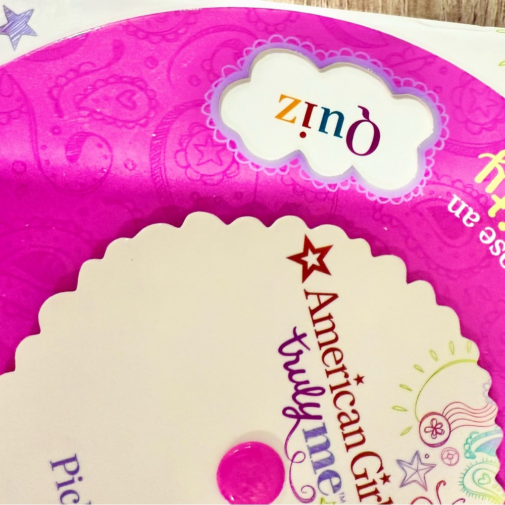 American Girl Truly Me Pick a Color Choose an Activity Wheel Card Box Game. NEW💕 - Picture 6 of 11